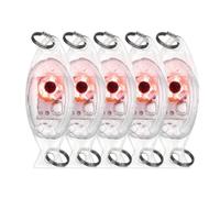 5 Pcs Ultra-Bright Fish Trap Lamp,LED Underwater Fishing Lures，Red