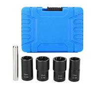 5 Pcs Verrouillage Roue Écrou Boulon Goujons Extracteur Extractor 17mm 19mm 21mm 22mm Douille+extracteur Boulon Roue extracteur Boulon Roue extracteur Boulon Roue extracteur Boulon Roue extracteur bo
