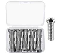 5 Pcs Vis Creuses pour évier, 45 mm Vis Creuses pour Vannes à Panier de Crépine, Visser pour Bonde à Panier à Tamis en Acier Inox, Visser de Panier d'Évier pour Valve de Vidange Evier Cuisine