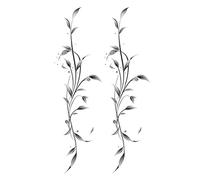 5 PCS Willow Herbal Tattoo sticker imperméable femelle durable mâle semi - permanent sexy bras clavicule
