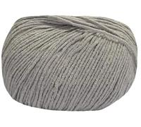 5 pelotes de fils fils de jeans 55% coton 45% polyacrylique 50 g 160 m Poids du fil 2 : Fine-Sport, gris 80