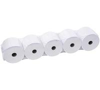 5 petits Rouleaux d'Addition pour Calculatrice avec Imprimante Calculatrices de Bureau impression Impact non thermique papier ordinaire 100% sans Bois 57x35 x12 mm Blanc