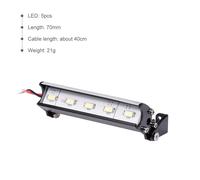 5 Phares Led Rc Tout-Terrain, 70mm, Pour Traxxas, Bruiteur, Bandit, Nitro, Jato, Redcat, Rétroéclairage, Ecx 3.5, Roost, 1/18