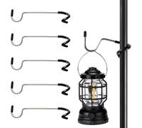 5 Piece Camping Lantern Holder,S-Hooks Camping Hook Camping Hook Lantern Hooks Hanging Tent Lantern Holder With Double End,Hanging Lanterns