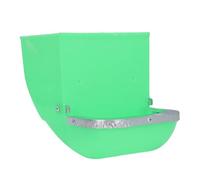5-Piece Green Small Animal Feeders. Made of Plastic & Iron, Spill - Proof, Large - Capacity, Suitable for Rabbits, Guinea Pigs, Chinchillas, Ferrets.