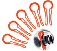 5 Piece Kitchen Knob Locks,Protective Barriers For Stove Child Safety,Child Safety Button Cover To Prevent Children And Pets (Orange)