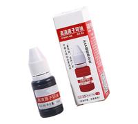 5 Pièces 0.33oz Recharge D'encres Pour Tampons Et Tampons De Bureau Tampon Encreur Multifonctionnel Recharge D'encres Pour Tampon De Date Scrapbooking Encre À Séchage Rapide