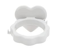 5 pièces 10-38mm réglable poignée en plastique jaune déclencheur colliers de serrage colliers de fixation de tuyau(White)