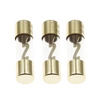 5 pièces 10 * 38MM Verre plaqué Or AGU fusible fusibles Pack amplificateur Audio de Voiture 10A 15A 20A 25A 30A 40A 50A 60A 70A 80A 100A fusible de Voiture (Color : 50A)
