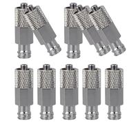 5 pièces/10 connecteurs de seringues filetés en métal durable assurant la fiabilité du lien pour les amateurs d'électronique