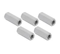 5 pièces/10 pièces/écrous d'accouplement hexagonaux en acier inoxydable M22, boulons d'accouplement filetés, vis à métaux, écrous d'accouplement longs, écrous d'accouplement de fixation, écrous de con