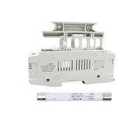 5 pièces 1500V porte-fusible solaire for Rail Din 1500V DC fil fusible, 10X85 fusible, PV for disjoncteur de Protection du système solaire PV(Holder 1500 Fuse 15A)