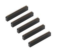 5 pièces 2 x 20 pins 2,54 m pitch femelle deux rangées de barrettes à broches courtes pour Raspberry Pi
