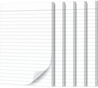 5 Pièces, 250 Feuilles (50 Par Bloc) Papier Premium 90 G/M². Petit Bloc De Feuilles Lignées, Mini Feuillet Détachable Pour Bureau, Maison, École, Université