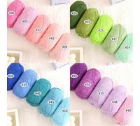 5 pièces/250g Set de fil à tricoter fait main 5 couleurs, fil à tricoter doux et confortable, polyvalent pour le crochetage de portefeuilles, vêtements, tapis, convient pour les cadeaux de la Saint-Va