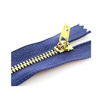 5 pièces 3#10/13/15/18/20cm fermeture éclair en métal en laiton fermeture automatique pantalon fermeture éclair pour accessoires de couture, 13cm