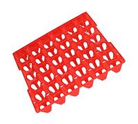 5 Pièces 30 Cellules en Plastique Oeuf Appartements Porte-oeuf Plateau de Stockage D'oeufs Porte-oeuf pour le Transport de Stockage Chacun Détient (Rouge) Garden Farming Poultry Farming Supplies