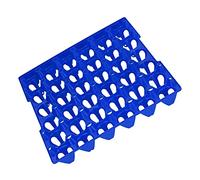 5 Pièces 30 Cellules en Plastique Oeuf Appartements Porte-oeuf Plateau de Stockage D'oeufs Porte-oeuf pour le Transport de Stockage Chacun Détient (Bleu) Garden Farming Poultry Farming Supplies