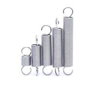 5 pièces 304 acier inoxydable ouvert S crochet traction Tension Extension ressort fil diamètre 0.8mm 1.0mm 1.2mm, 1x10x50mm