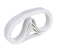 5 pièces 3M SC-BS Fabriqué à partir de Scotch Brite bande abrasive non-tissé ceinture tuyau ponceuse à bande rectifieuse (Grade: Typ T Polieren Color: White, 13mm x 457mm)