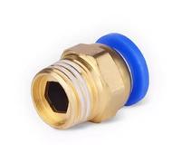 5 pièces 4 mm 6 mm 8 mm 10 mm x M5 M6 M8 M10 M12 M14 M16 M20 filetage mâle droit One Touch Air pneumatique Push In raccord de tuyau rapide(8mm-M12x1.75 5PCS)