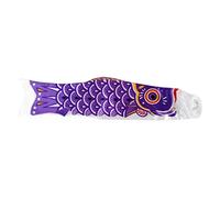 ＡＷＨＡＯ 5 Pièces 40 Cm Koi Carpe Vent Chaussette Koinobori Poisson Drapeau Suspendu Décor, Violet, 1 pièces 50 cm