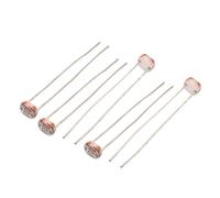 5 pièces 5517 résistances fixes photorésistance LDR CDS 5mm résistances simples dépendantes de la lumière capteur de résistance Composants consommateurs d'énergie