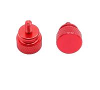 5 pièces 6#-32x6 aluminium étape pouce boîtier d'ordinateur vis moletée main anodisée 10 couleurs(Burgundy)