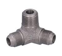 5 Pièces 65 Oblique 3 Voies Raccord de Tuyau Tube en Fonte Malléable Connecteur Pneumatique Tuyau D'eau Tube Adaptateur Connecteurs pour Bricolage Projet