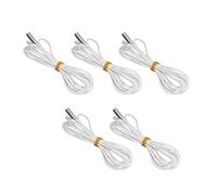 5 pièces 70W cartouche chauffante 24V 1M pour imprimante 3D Tube chauffant en acier inoxydable avec fil Chrome pour série Ender 3/5 série CR10 (1M)