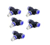 5 pièces 8mm brumisateur brumisateur buse Orifice0.1mm-0.8mm avec connecteurs en t à verrouillage rapide for système de refroidissement d'irrigation de jardin à la maison(0.8mm Nozzle)