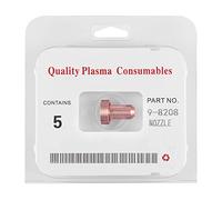 5 pièces 9-8208 Embouts de buse à plasma 40 A, pièce de rechange compatible pour la torche de découpe plasma Thermal Dynamics SL60/100, consommables en cuivre au tellure de