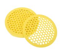 5 Pièces Abreuvoir à Abeilles Flottant Station D’Eau Extérieure | Îlot de Pose Stable, sans Installation, Résistant Uv, pour Jardin, Pots et Fontaine, Couleur Jaune