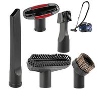 5 Pièces Accessoire Aspirateur Embout,Aspirateur Brosse Aspirateur Universel,Brosse pour Meubles Brosse Aspirateur Accessoires,Brosse Aspirateur Universel Buses,Convient aux Aspirateurs Calibre 32 mm