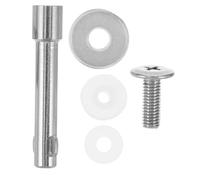 5 Pièces Accessoire pour Hachoir à Viande, Kit de Plaque et Axe | Pièces de Rechange pour Robot Cuisine, Métal et Silicone, Installation Facile, Nettoyage Simple