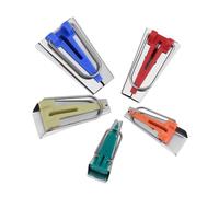 5 Pièces Accessoires De Couture Biais Ruban Fabricant Ensemble Patchwork Outils 6/9/12/18/25 Mm Biais Reliure Ruban Fabricant