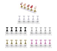 5 Pièces Accessoires De Manucure Accessoires De Pratique De Manucure Présentoir À Ongles Support À Ongles En Acrylique Accessoires De Manucure À Faire Soi-Même
