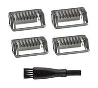 5 Pièces Accessoiress Sabots Compatible avec O Blade Bi-Directionnel Sabots QP2824 QP2724 QP2520 QP2630 QP65XX 1/2/3/5mm avec une brosse Compatible avec Oblade Peigne Attaches pour Tondeuse