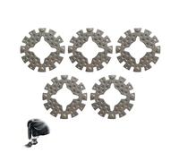 5 Pièces Adaptateur de Lame de Scie Oscillante 25,1 X 3,1mm, Adaptateur pour Scie Oscillante Robuste et Durable, Facile À Utiliser, Compatible pour Divers Outils Électriques