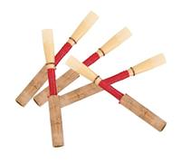 5 Pièces Anches de Hautbois de Bonne qualité, Accessoires d'instruments de Force Moyenne, étui à Roseaux Souples pour Hautbois Moyen, PACK INDIVIDUEL avec TUBE, Anches de