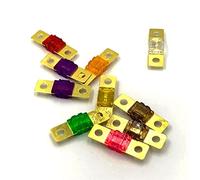 5 pièces ANS Fusible 20A 30A 40A 50A 60A 70A 80A 100A 125A 150A 175A ANL Plaqué Or Goujon Voiture Fusibles Mini Voiture Stéréo Audio AFS Fusible Câblage de protection (Color : One Size, Size : 175A