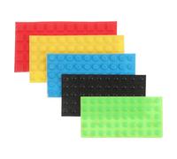 5 Pièces Autocollant Braille à Relief, Silicone, Tailles | Télécommandes et Plastique, Conformité Norme Braille Internationale, Haute Précision, Reconnaissance Tactile Renforcée