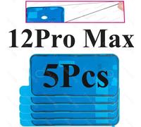 5 Pièces Autocollant Étanche Pour Iphone 16 15 14 13 12 11 Xs Pro Maxxxr 8 7 6 Plus Joint Adhésif Pré-Coupé Écran Lcd Cadre Bande Colle.5pcs 12pro Max.