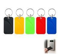 5 Pièces Badges RFID 13.56Mhz, Badge RFID Programmable avec UID Modifiable, Badges Multicolores Compatibles avec NFC et MCT Android, Cartes Étanches pour Contrôle Daccès Clonage Sécurité Bureaux
