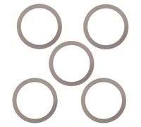 5 Pièces Bague D'espacement Optique M42 0,5mm en Acier Inoxydable | Réglage Précis, Installation Facile, Compatibilité, Changements Rapides Filtre Objectif Caméra, Argenté