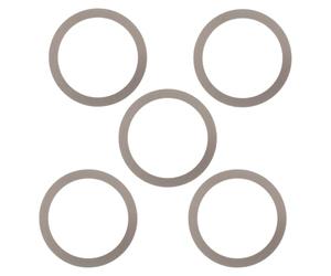 5 Pièces Bague D'espacement Optique M42 0,5mm en Acier Inoxydable | Réglage Précis, Installation Facile, Compatibilité, Changements Rapides Filtre Objectif Caméra, Argenté