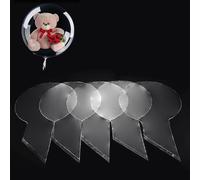 5 Pièces Ballon Bobo, Ballons Transparents à Bulles de 24 pouces, pour la décoration romantique des fêtes et mariages (Ballons BOBO)