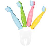 5 Pièces Ballon Brosse à Dents et Dent, Grosse Décoration de Fête | PE Impression Vive et Finition Lisse, pour Tables, Photobooth, Écoles et Événements Santé