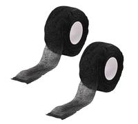 5 Pièces Bandage Élastique Auto-adhésif en Coton Noir | Usage Maison et Extérieur, Confortable au Contact Peau, pour Femmes et Athlètes