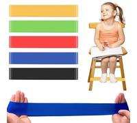 5 Pièces Bande de Chaise Extensible pour Enfants, Bandes de Chaise Colorées Fidget Sangles de Siège Flexibles, Sensory Seat Sangles Extensibles Flexibles Yoga Sangle Stress-relieving Toys pour Autisme